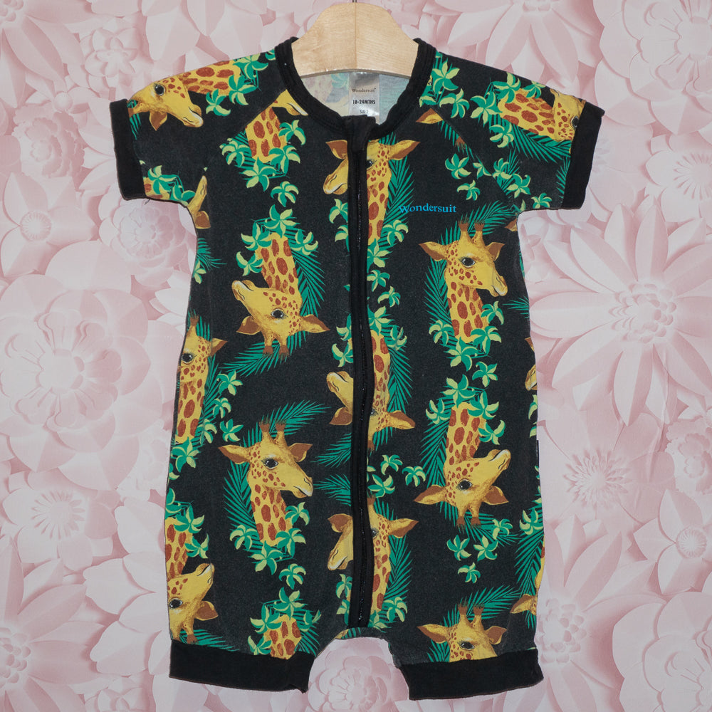 Giraffe Shortie Bonds Wondersuit Size 18-24m