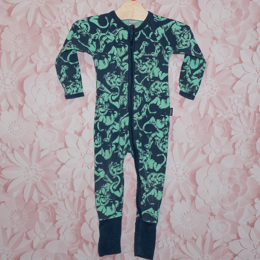 Dino Bonds Wondersuit Size 12-18m