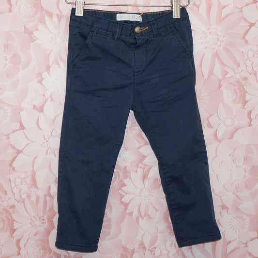 Navy Trousers Size 2-3