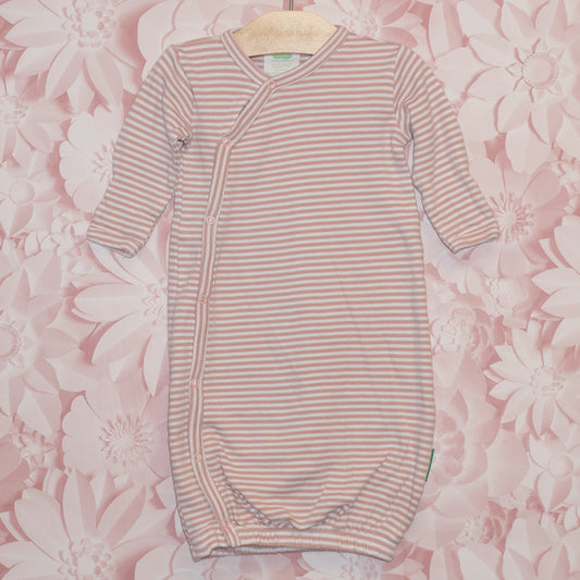 Striped Sleep Gown Size 0-3m