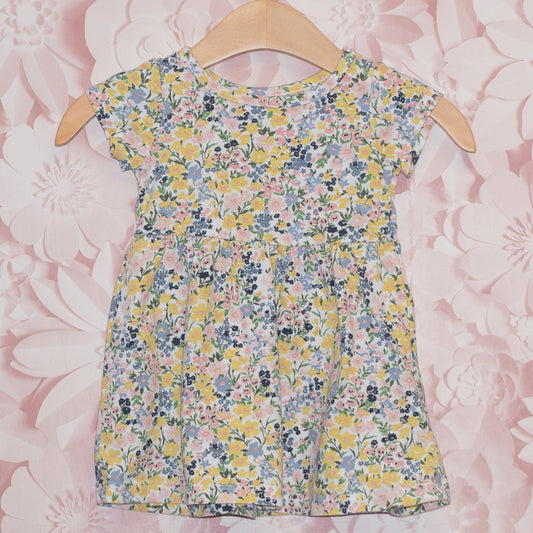 Floral Dress Size 6-12m