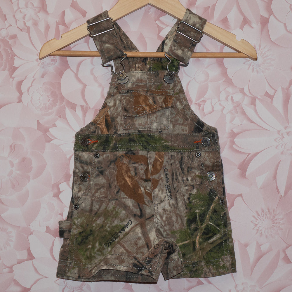 Camo Shortalls Size 3-6m