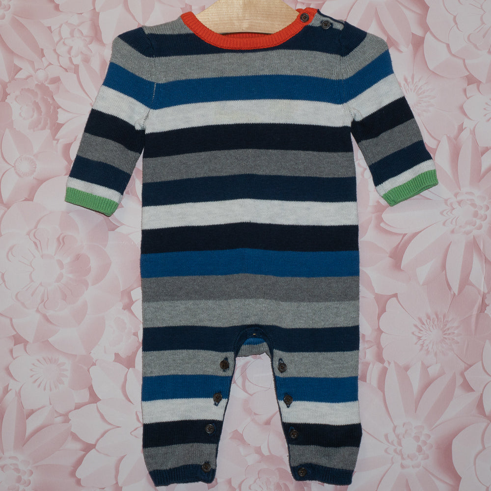 Knit Striped Romper Size 3-6m