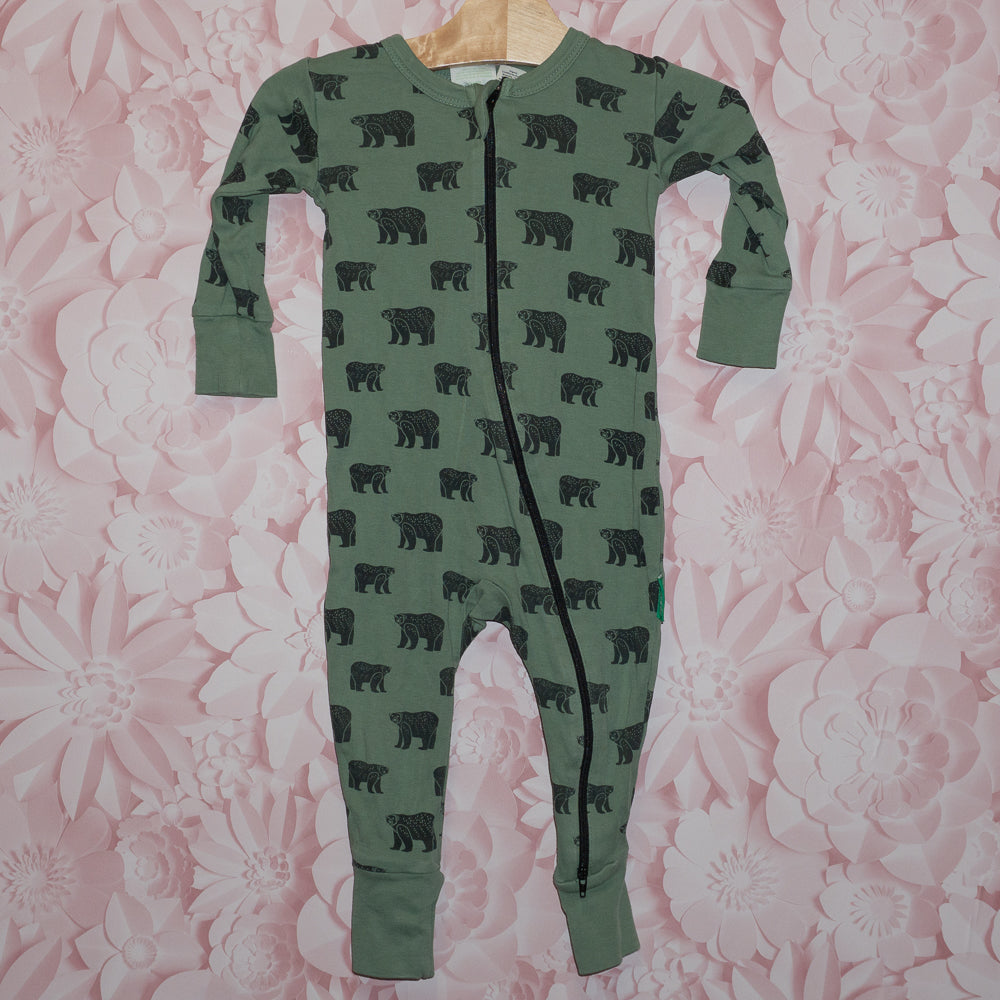 Bear Long Sleeve Romper Size 12-18m