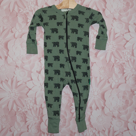 Bear Long Sleeve Romper Size 12-18m
