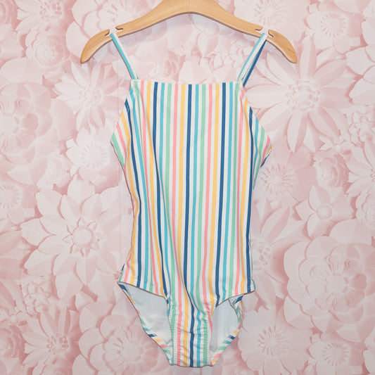 Striped Swimsuit Size 6-7