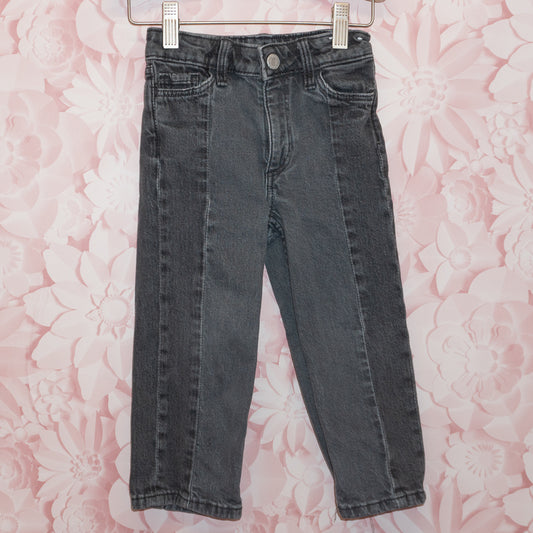 Wide-leg Black Jeans Size 2T