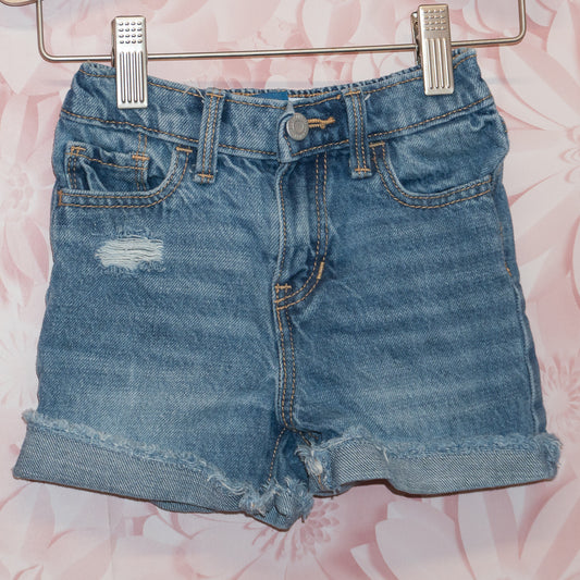 Distressed Denim Shorts Size 2T