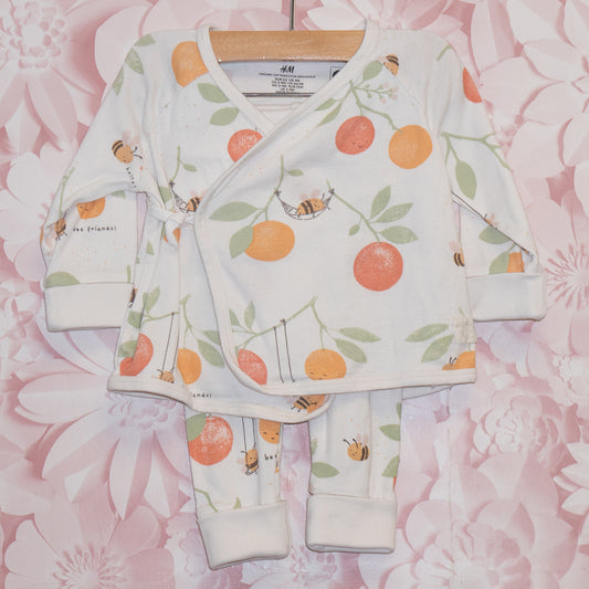 Organic Bee Outfit Size 3m