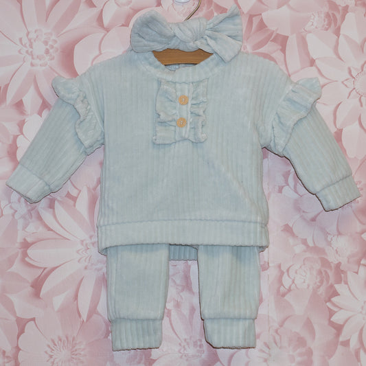 Corduroy Velour Set Size 0-3m