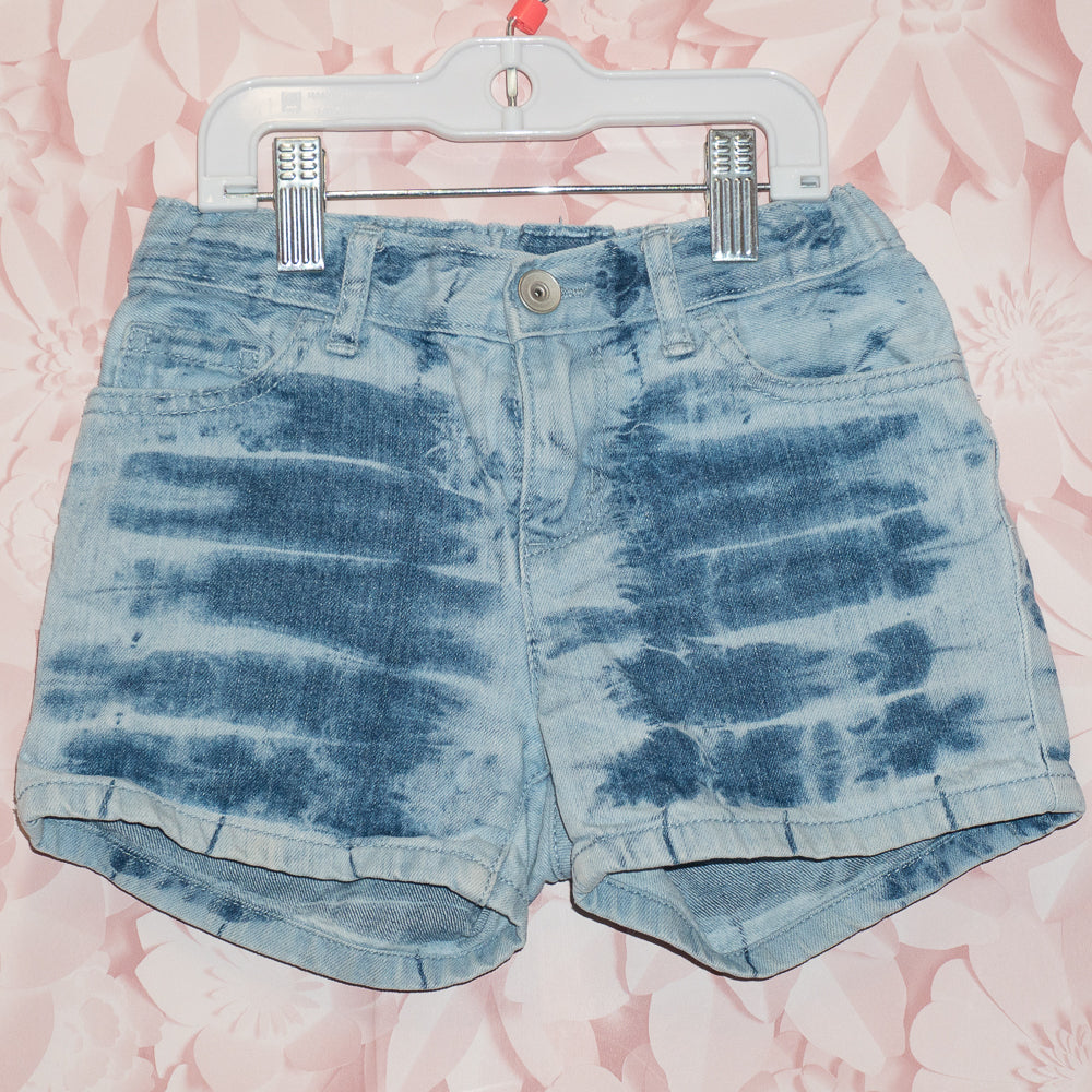 Tie Dye Denim Shorts Size 6x/7