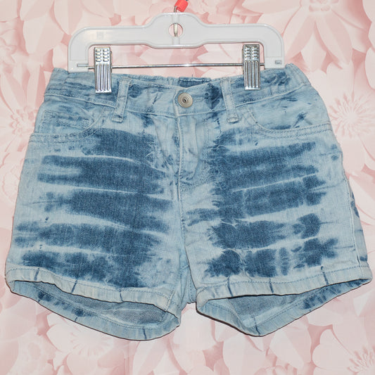 Tie Dye Denim Shorts Size 6x/7