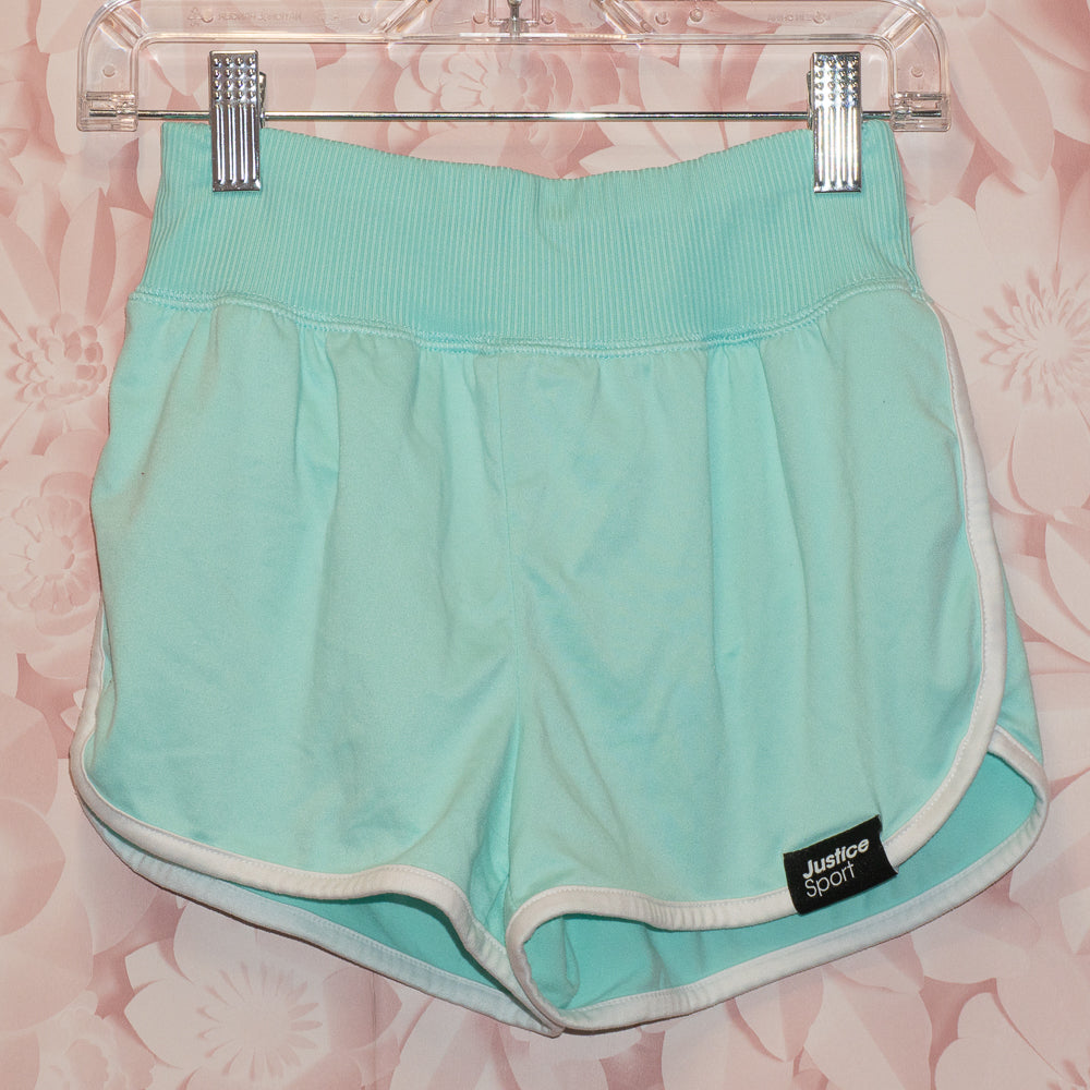 Green Gym Shorts Size 7/8