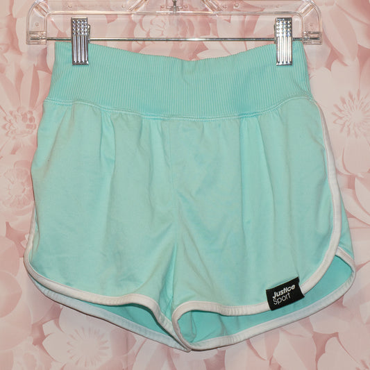 Green Gym Shorts Size 7/8