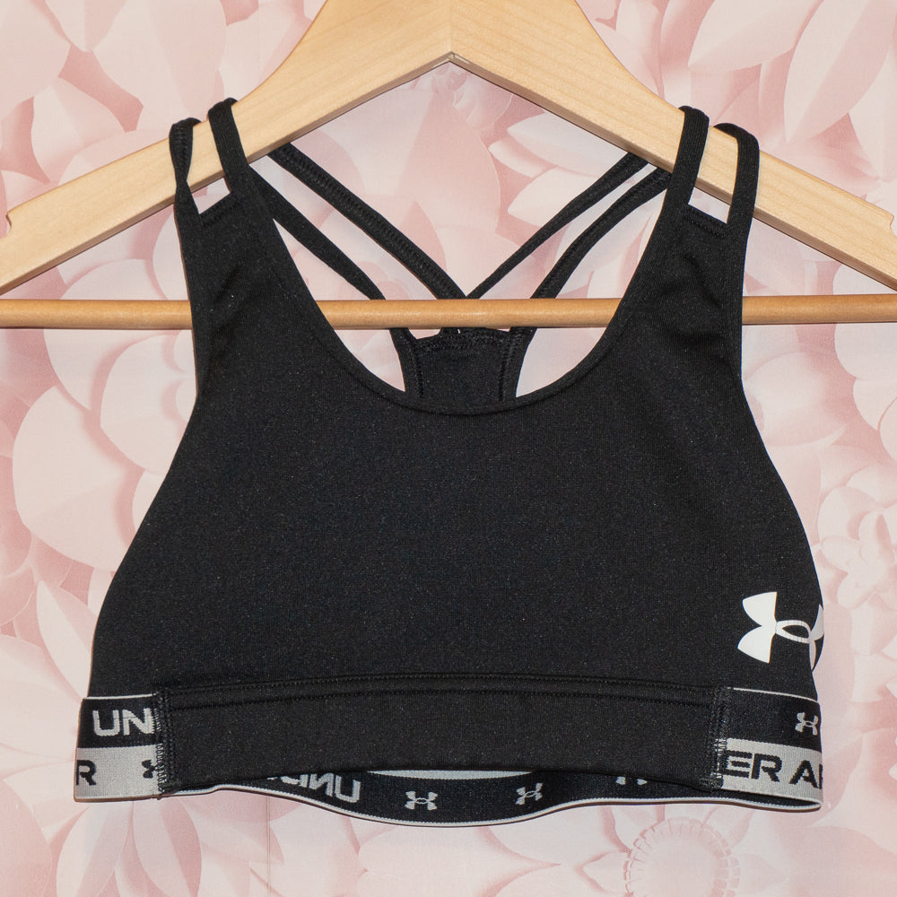 UA Black Sports Bra Size SM (8)