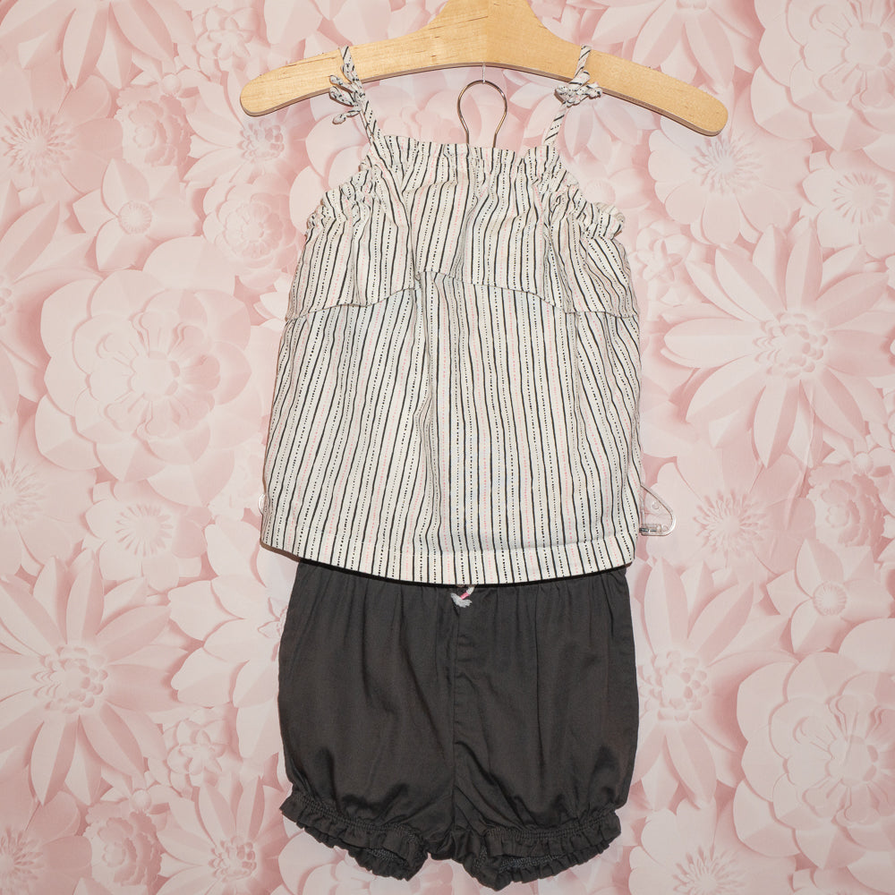 Striped Tank and Shorts Set Size 24m
