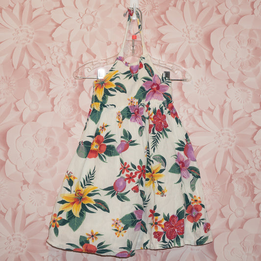 Tropical Halter Dress Size 2T
