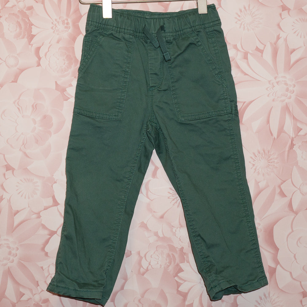 Green Cotton Pants Size 2