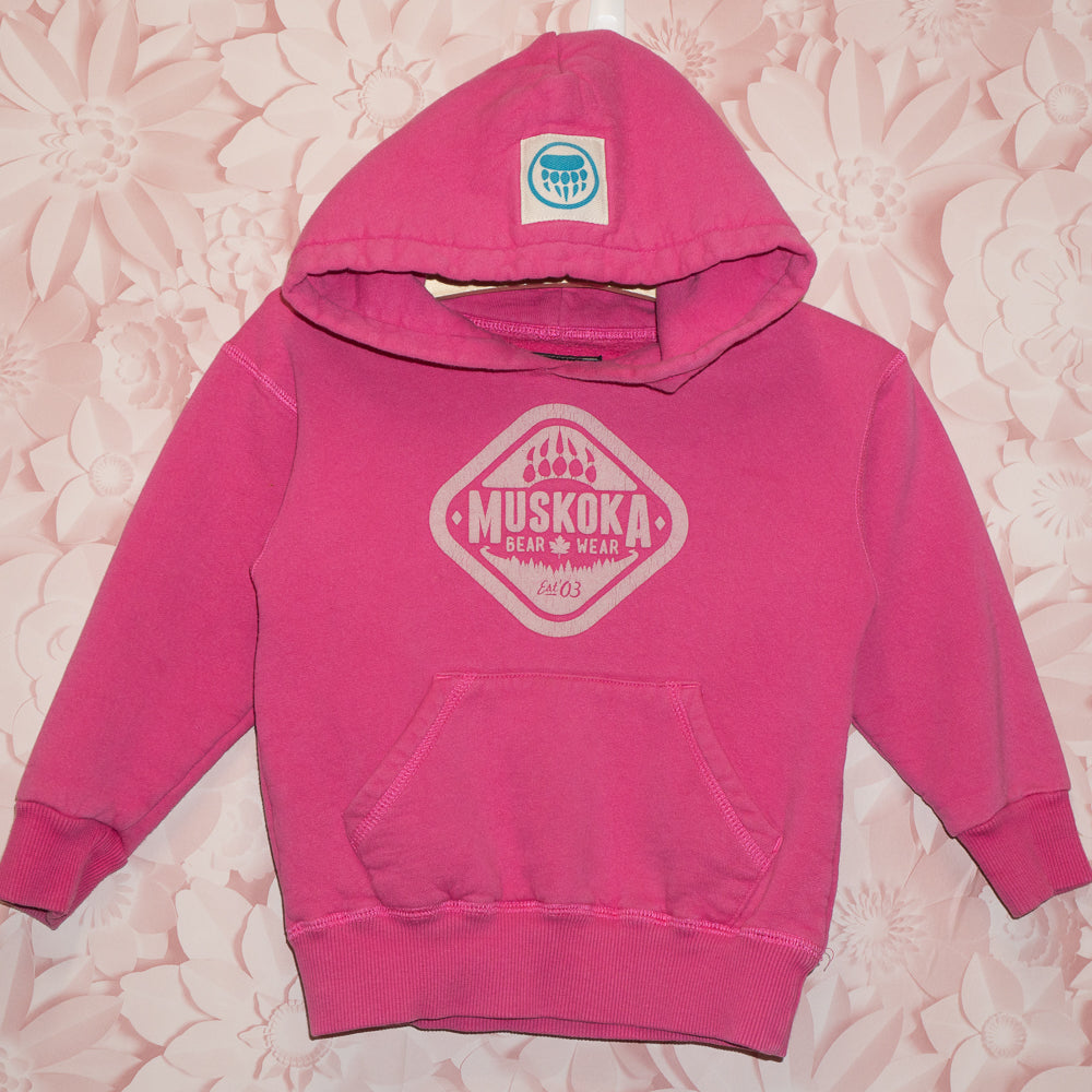 Muskoka Bear Wear Hoodie Size 2-3