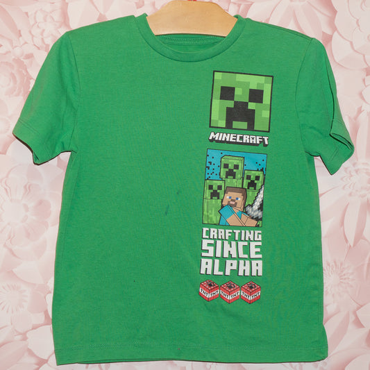 Minecraft Tee Size 6
