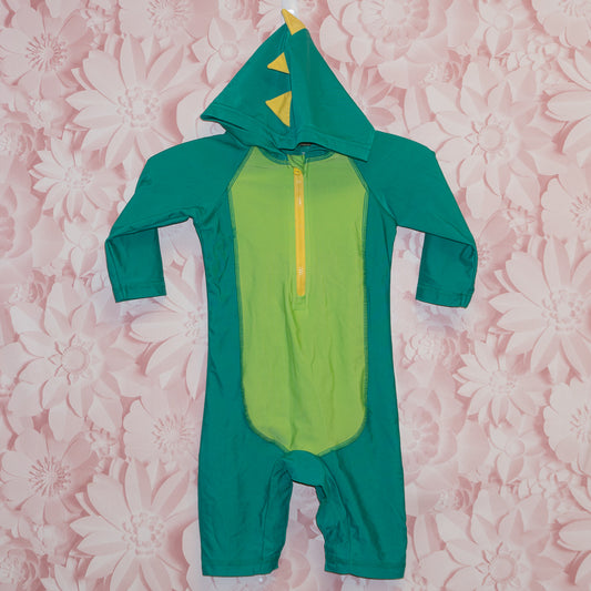 Dino Rashguard Swimsuit Size 18-24m