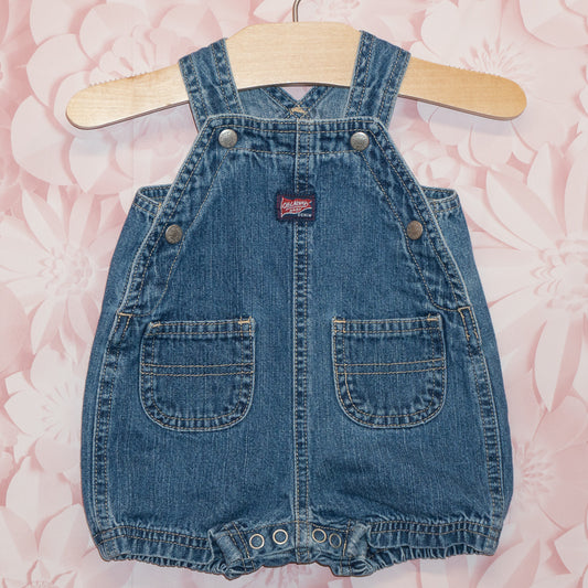 Vintage Shortie Overalls Size 0-3m