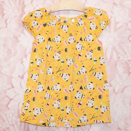 Panda and Sushi Dress Size 18-24m