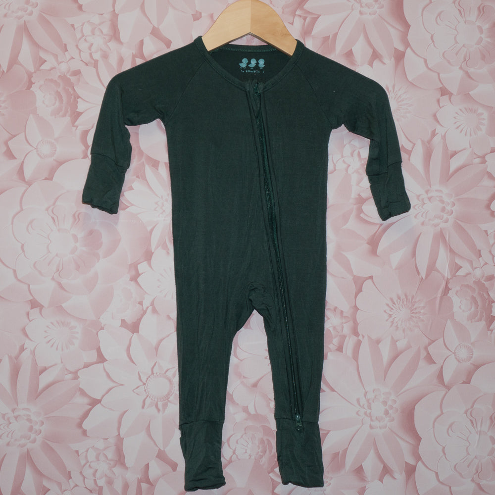 Dark Green Bamboo Sleeper Size 0-3m