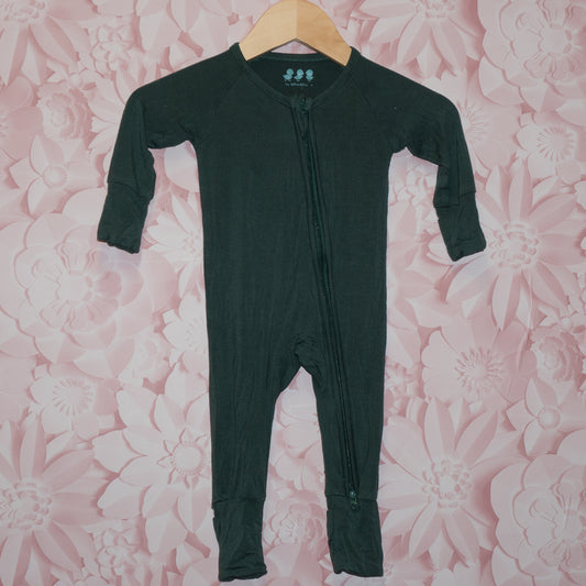 Dark Green Bamboo Sleeper Size 0-3m