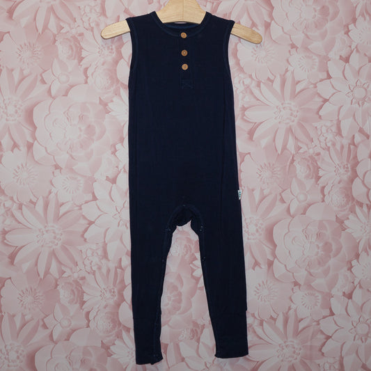 Bamboo Button Romper Size 2T
