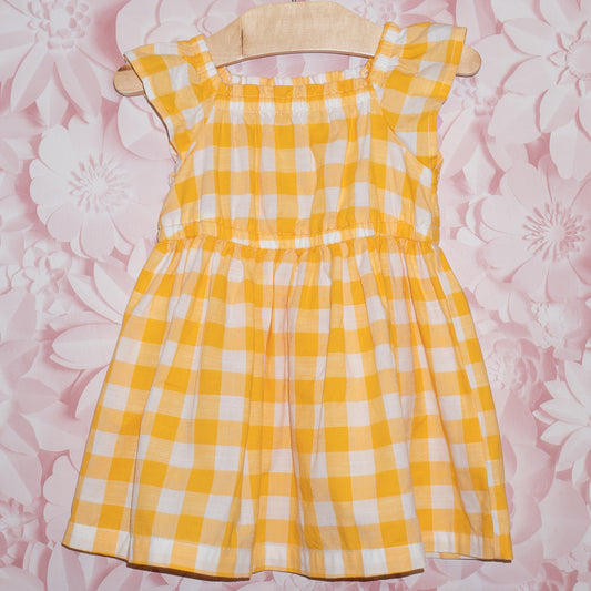 Gingham Dress Size 12m