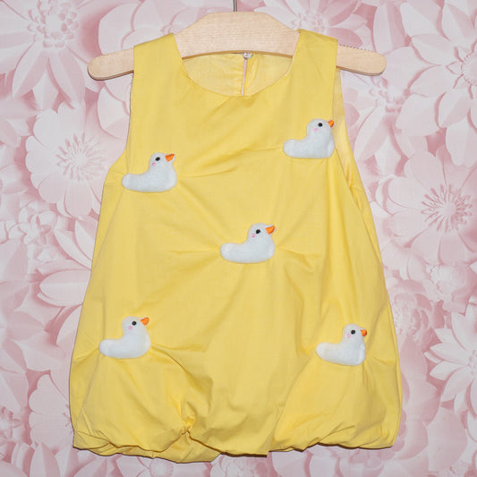 NWT Plush Duckie Bubble Dress Size 9-12 or 12-18m
