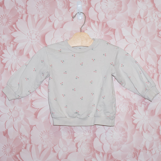 Cherry Organic Crewneck Size 12-18m