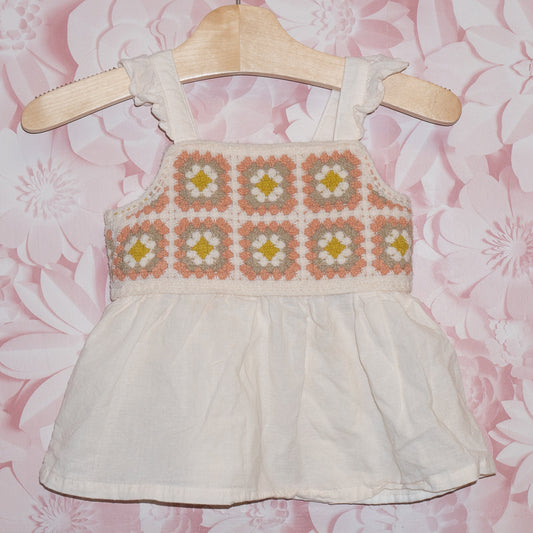Granny Square Top Size 12-18m