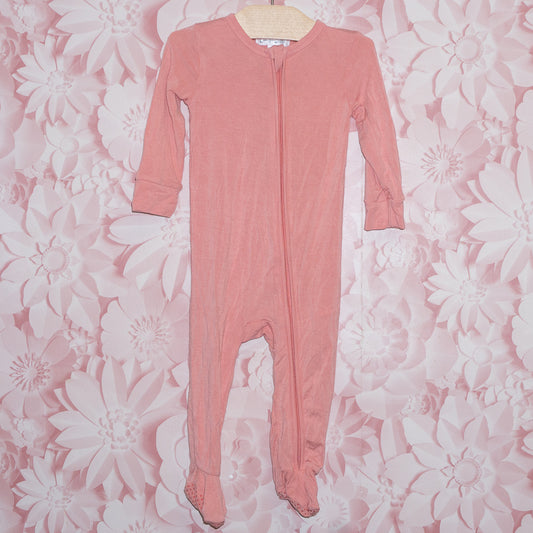 Pink Bamboo Sleeper Size 6-9m