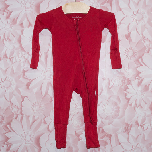 Red Bamboo Sleeper Size NB-6m