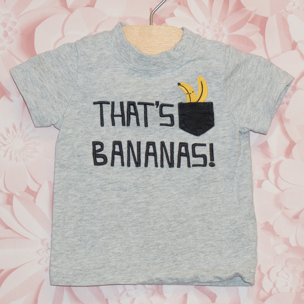 That's Bananas Tee Size 6-12m