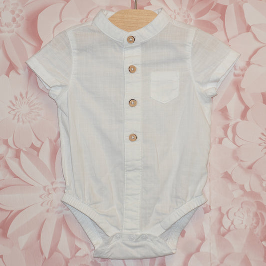 Onesie Dress Shirt Size 0-3m