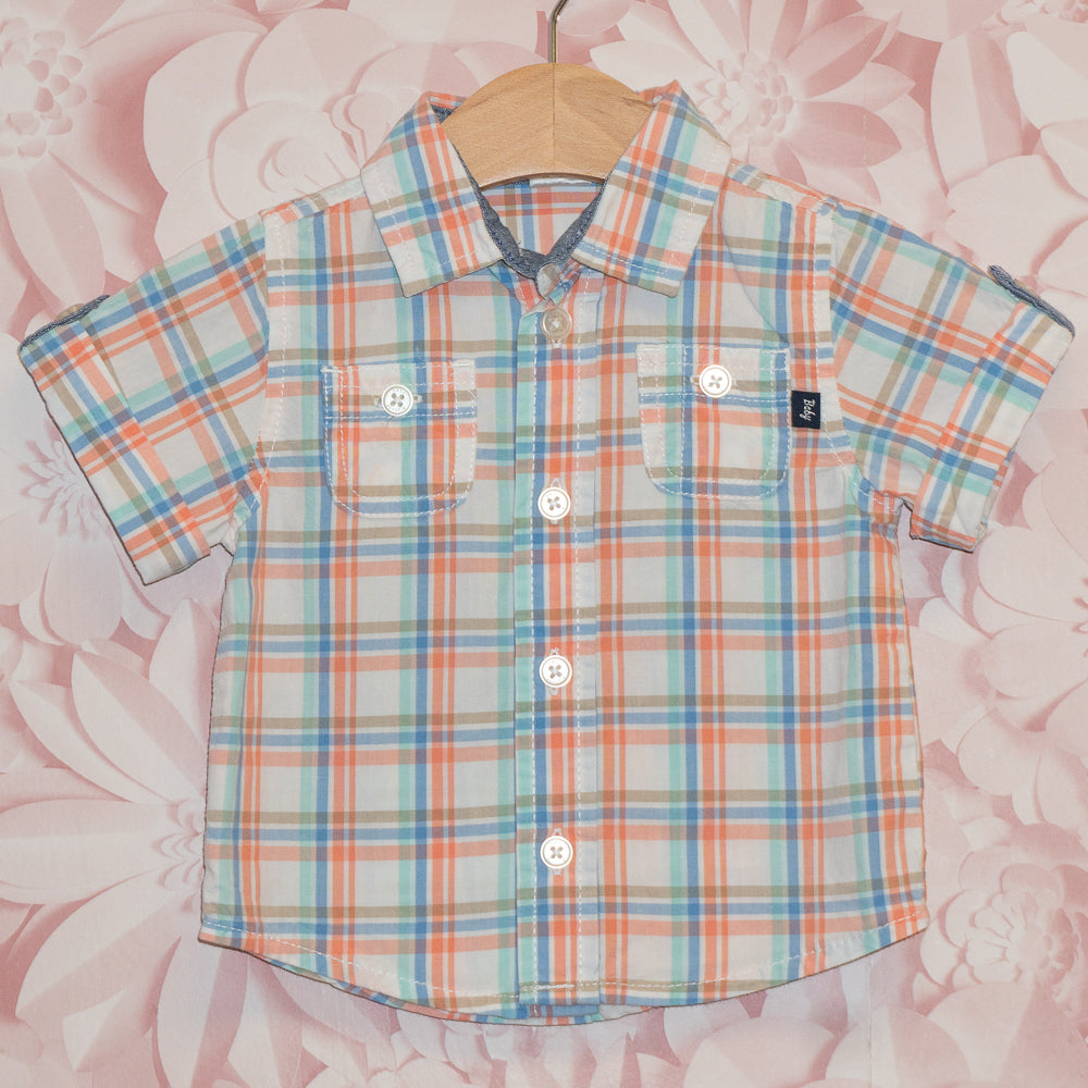 Plaid Shirt Size 6m