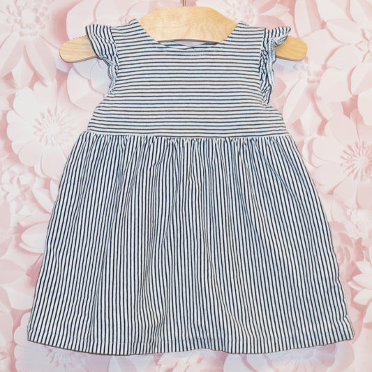 Striped Dress Size 12-18m
