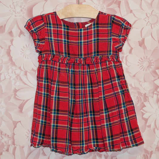 Plaid Dress Size 12-18m