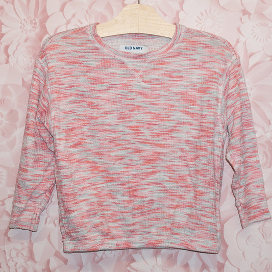 Pink Waffle Top Size 5T