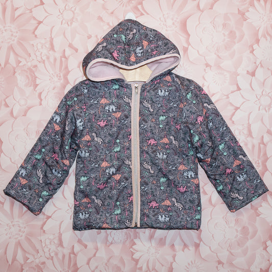 Dino Fleece-Lined Jacket Size 4T