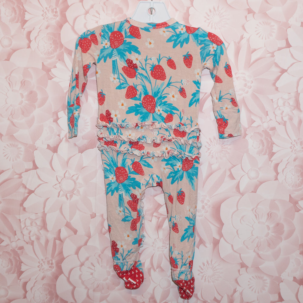 Bamboo Strawberry Sleeper Size 3-6m
