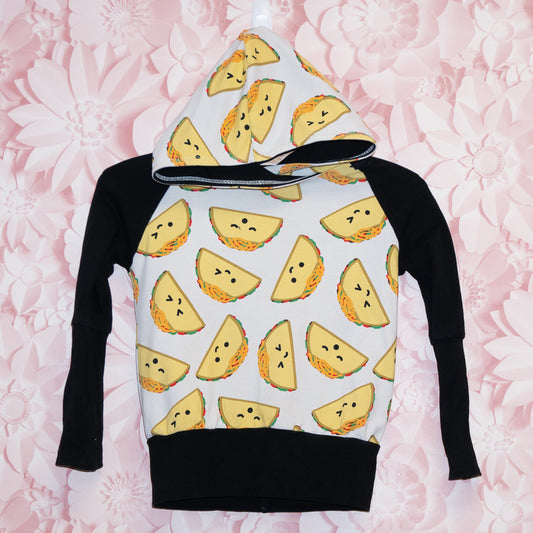 Grow-with-me Taco Hoodie Size 9m-3Y