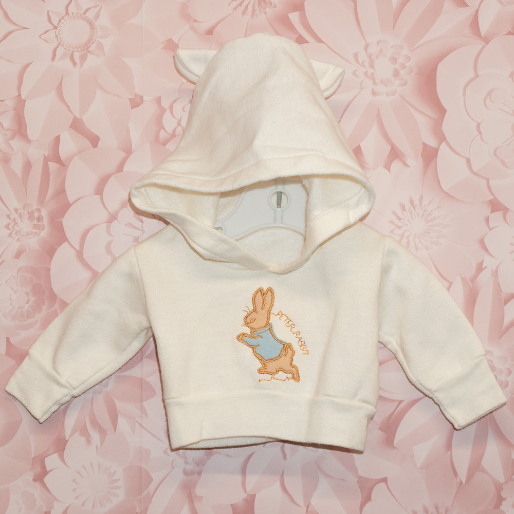 Vintage Peter Rabbit Hoodie Size NB