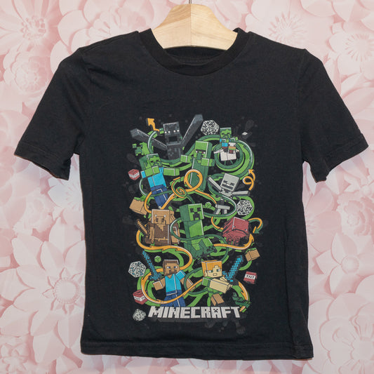 Minecraft Battle Tee Size 4-5