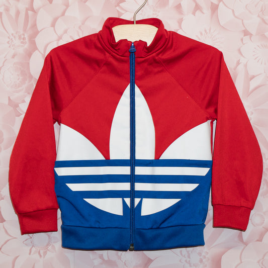 Adidas Logo Zip Jacket Size 2T