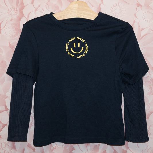 Rad Days Waffle Sleeve Tee Size 5T