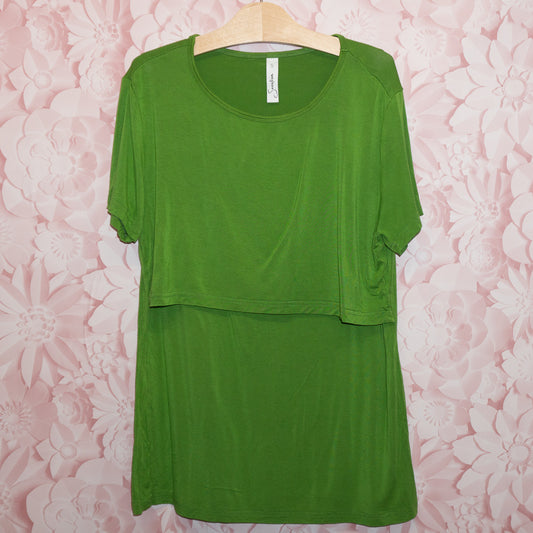 Green Nursing Tee Size S